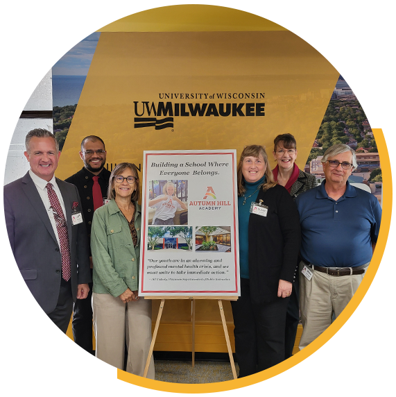 Autumn Hill Academy board members at University of Wisconsin Milwaukee